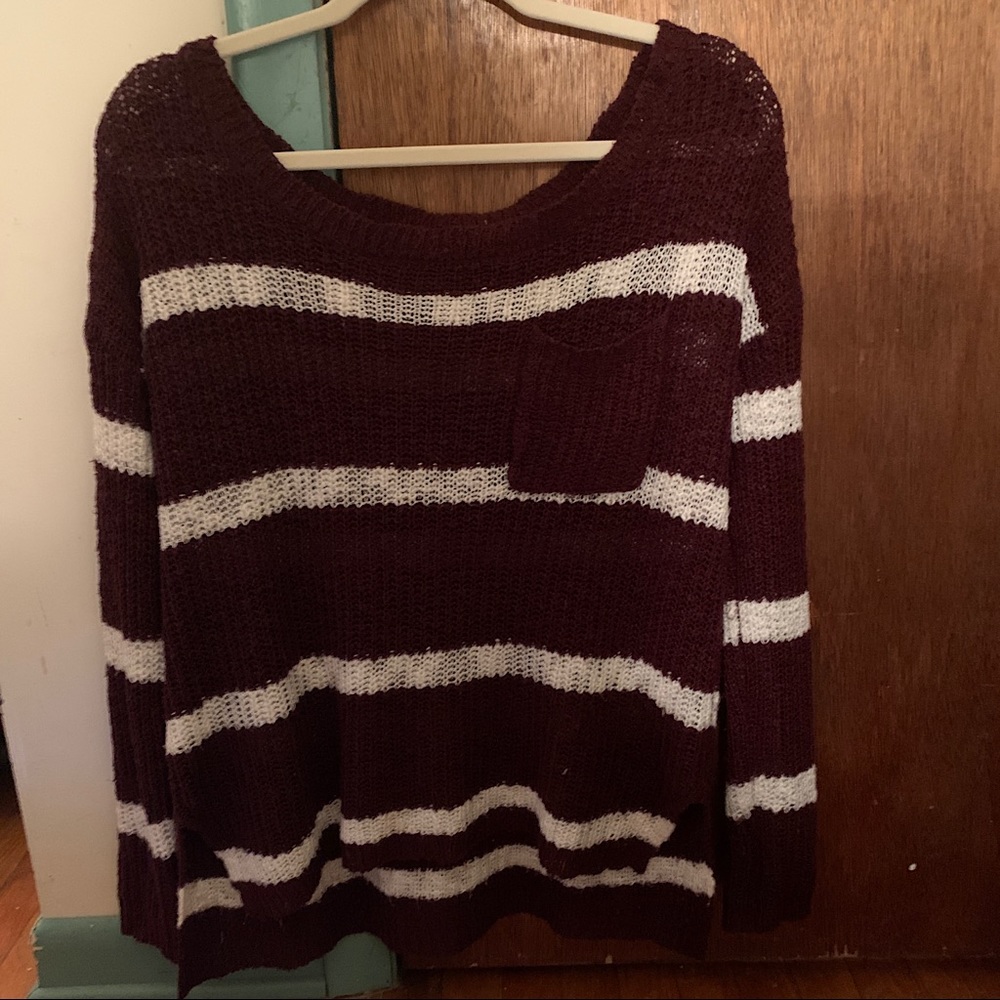 Charlotte Russe Striped Sweater